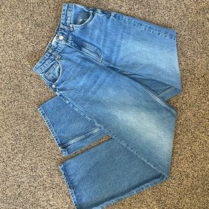 Zara Full Length High Rise Jeans